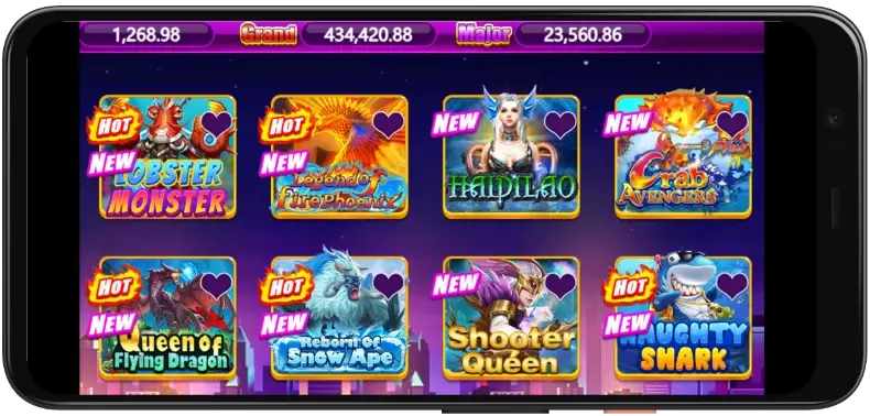 Golden Treasure interface